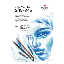  Rajzfüzet KOH-I-NOOR 9920 245x345 mm 20 lapos pasztell fehér füzet