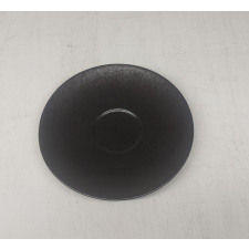 Rak Karbon porcelán csészealj, fekete, 17cm, KRCLSA02 konyhai eszköz