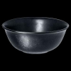 Rak Karbon porcelán kerek rizstál-levesestál, fekete, 16 cm, 58 cl, KRNNRB16
