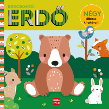  Rakosgató - Erdő - Négy állatos kirakóval gyermek- és ifjúsági könyv
