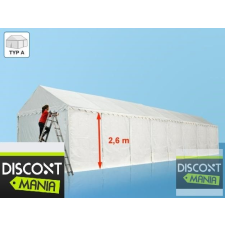  Raktársátor 3x16m professional 2,6m oldalmagassággal, 550g/m2 sátor