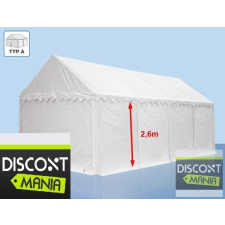 Raktársátor 4x8m professional 2,6m oldalmagassággal, 550g/m2 sátor