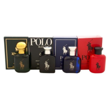 Ralph Lauren Mini SET: Polo Red 15ml edt + Polo Blue 15ml edt + Polo Black 15ml edt + Polo 15ml edt kozmetikai ajándékcsomag