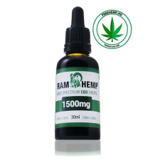 RAMHEMP 1500mg Wide Spectrum CBD+CBG olaj 5% vitamin és táplálékkiegészítő