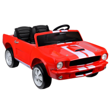 ramiz Akkumulátoros KÉTSZEMÉLYES gyerek autó SHELBY GT 350 classic - piros elektromos járgány