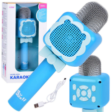 ramiz Bluetooth -os Vezeték nélküli mikrofon gyerekeknek - karaoke rögzítési és lejátszási móddal - kék játékhangszer