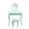 ramiz Gyermek sminkasztal és kisszék mentazöld színben 108 x 71 x 39,5 cm