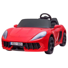 Ramiz.hu Piros elektromos autó, Bluetooth, pneumatikus kerekek, 2 ülés elektromos járgány