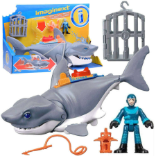 ramiz Imaginext Cápatámadás - nagyméretű cápa és búvár figura játékfigura