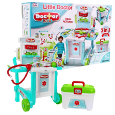 ramiz Játék orvosi rendelő kerekekkel és orvosi táskával orvosos játék