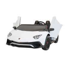 ramiz Lamborghini Aventador SV Elektromos autó - Fehér (PA.A8803.BIA) elektromos járgány