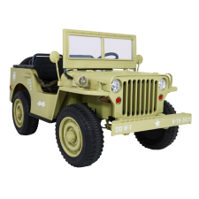 ramiz Retro Katonai 4x4 Elektromos autó - Bézs (PA.JH-101.BEZ) elektromos járgány