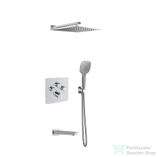 RamonSoler RS SMART termosztátos falsík alatti zuhanyrendszer, kifolyóval, króm 85D310801 csaptelep