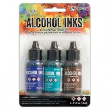 Ranger Alcohol Ink készlet , Tim Holtz® Alcohol Ink / mariner - (3 db) bélyegző