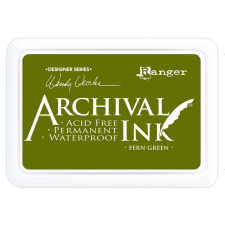 Ranger Bélyegzőpárna , Ranger Archival Ink / Fern green - (1 db) bélyegző