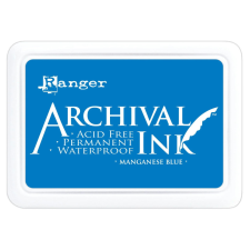 Ranger Bélyegzőpárna , Ranger Archival Ink / Manganese blue - (1 db) bélyegző
