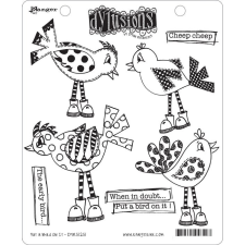 Ranger Gumibélyegző , Put A Bird On It / Dylusions cling stamp (1 db) bélyegző