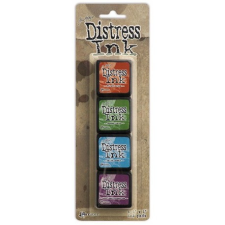 Ranger Mini Bélyegzőpárna készlet , Distress Mini Ink / Tim Holtz - Kit 2 (4 db) bélyegző