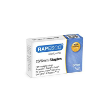 RAPESCO 26/6 Tűzőkapocs 1000 db gemkapocs, tűzőkapocs
