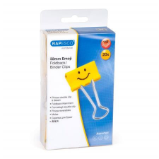 RAPESCO Bindercsipesz, 32 mm, &quot;Fun&quot;, RAPESCO, sárga gemkapocs, tűzőkapocs