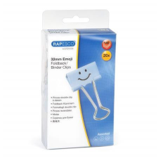 RAPESCO Bindercsipesz, 32 mm, &quot;Fun&quot;, RAPESCO, világoskék gemkapocs, tűzőkapocs