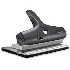 RAPESCO Lyukasztó, állítható lyukszámú, 32 lap, RAPESCO &quot;Heavy Duty&quot;, fekete-szürke lyukasztó