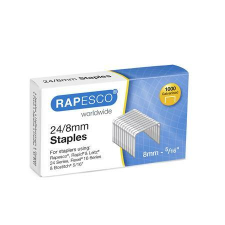 RAPESCO Tűzőkapocs, 24/8, horganyzott, RAPESCO (IR1456) gemkapocs, tűzőkapocs