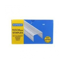 RAPESCO Tűzőkapocs, 923/20, RAPESCO 1000 db gemkapocs, tűzőkapocs