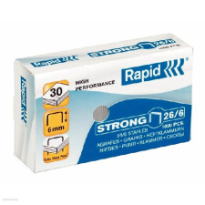 Rapid Fűzőkapocs Rapid Strong 26/6 horganyzott, 1000db/doboz gemkapocs, tűzőkapocs