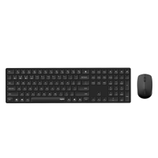 RAPOO E8020M Blade Wireless Billentyűzet + Egér (Fekete) - Angol (US) (220697) billentyűzet