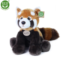  Rappa Plyšová panda červená stojaca 28 cm ECO-FRIENDLY plüssfigura