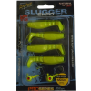Rapture Slugger Shad Set 55 Neon Yellow 4+2 db/csg, műcsali szett