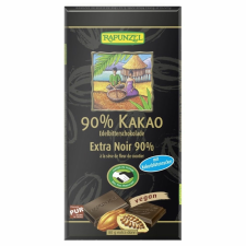 Rapunzel bio 90%-os keserűcsokoládé kókuszvirágcukorral 80g csokoládé és édesség