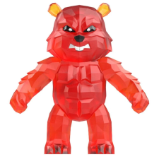 Rascals Crystal figura - Nyújtózkodó szörny, piros, 14 cm játékfigura
