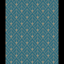 Rasch PAPÍR TAPÉTA SANSA, KÉK-ARANY, 53 CM X 10,05 M, 305524 tapéta, díszléc és más dekoráció