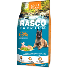 Rasco Granule Premium Adult Medium kuře s rýží 15 kg kutyaeledel