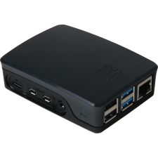 Raspberry PI 4B Számítógépház - Fekete (RB-CASEP4+06B) számítógép ház