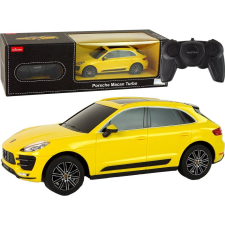 Rastar Autó R/C Porsche Macan Turbo 1_24 Rastar Sárga (15269) autópálya és játékautó