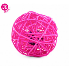  Rattan macskajáték labda rózsaszín 6cm Jk 58784-1 játék macskáknak