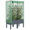  Rattan megjelenésű magaságyás melegháztakaróval 80x40x140 cm