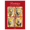  Raubkatzen. Moderne Paintings wilder Eleganz (Wandkalender 2026 DIN A4 hoch), CALVENDO Monatskalender