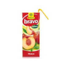 Rauch Hungária Kft. Bravo 0,2l Őszibarack 25% üdítő, ásványviz, gyümölcslé