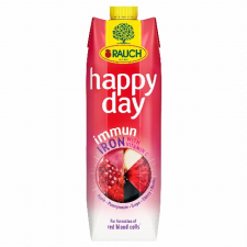 Rauch Hungária Kft. Rauch Happy Day Immun Iron vegyes gyümölcsnektár C-vitaminnal és vassal 1 l üdítő, ásványviz, gyümölcslé
