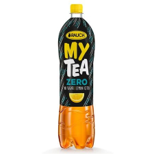 Rauch Üdítőital, szénsavmentes, cukormentes, 1,5 l, "Mytea ZERO", citrom üdítő, ásványviz, gyümölcslé