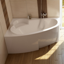 Ravak Asymmetric akril fürdőkád előlap kád, zuhanykabin