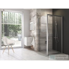 Ravak BLIX BLDP2+BLPS 110x90 cm-es tolóajtós zuhanykabin,szatén/transparent 0PVD0U00Z1SET110BLPS90 kád, zuhanykabin