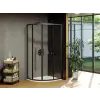 Ravak Blix Slim BLSCP4 90x90 zuhanykabin fekete+transparent