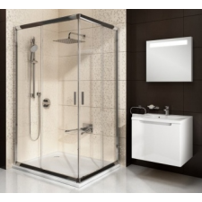 Ravak BLRV2K-100 fehér + Transparent kád, zuhanykabin