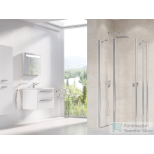 Ravak CHROME CRV2+CRV2 90x100 cm-es nyílóajtós,sarokbelépős zuhanykabin,króm/transparent 1QV70C00Z1SET90100 kád, zuhanykabin