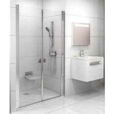 Ravak Chrome zuhanyajtók 110 cm dönthető alumínium fényes/átlátszó üveg 0QVDCC0LZ1 fürdőkellék